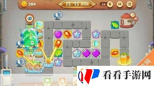 保卫萝卜3工厂爬梯第四层攻略