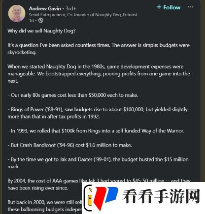 顽皮狗创始人