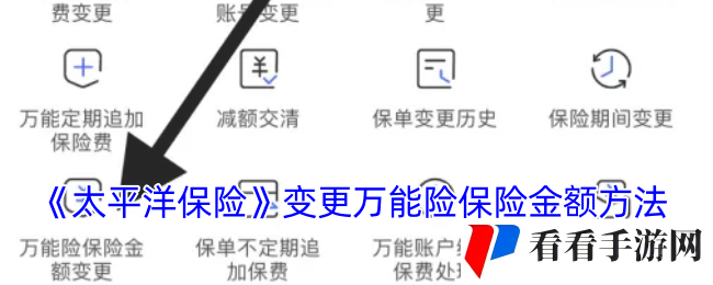 《太平洋保险》变更*险保险金额方法