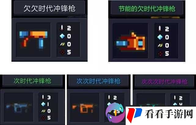 元气骑士次次次次时代冲锋枪:融合攻略与属性介绍