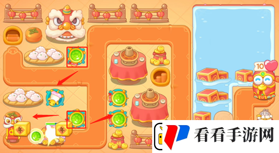 保卫萝卜4新春大集第7关攻略