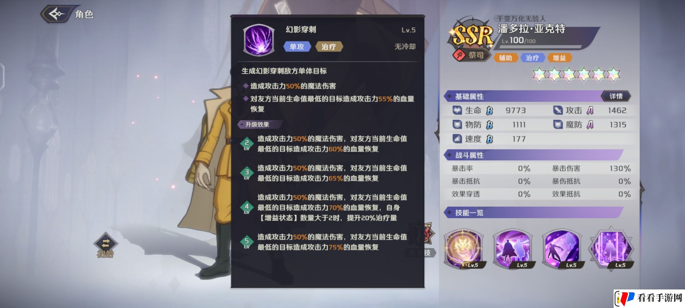 纳萨力克之王SSR角色祭司潘多拉·亚克特介绍