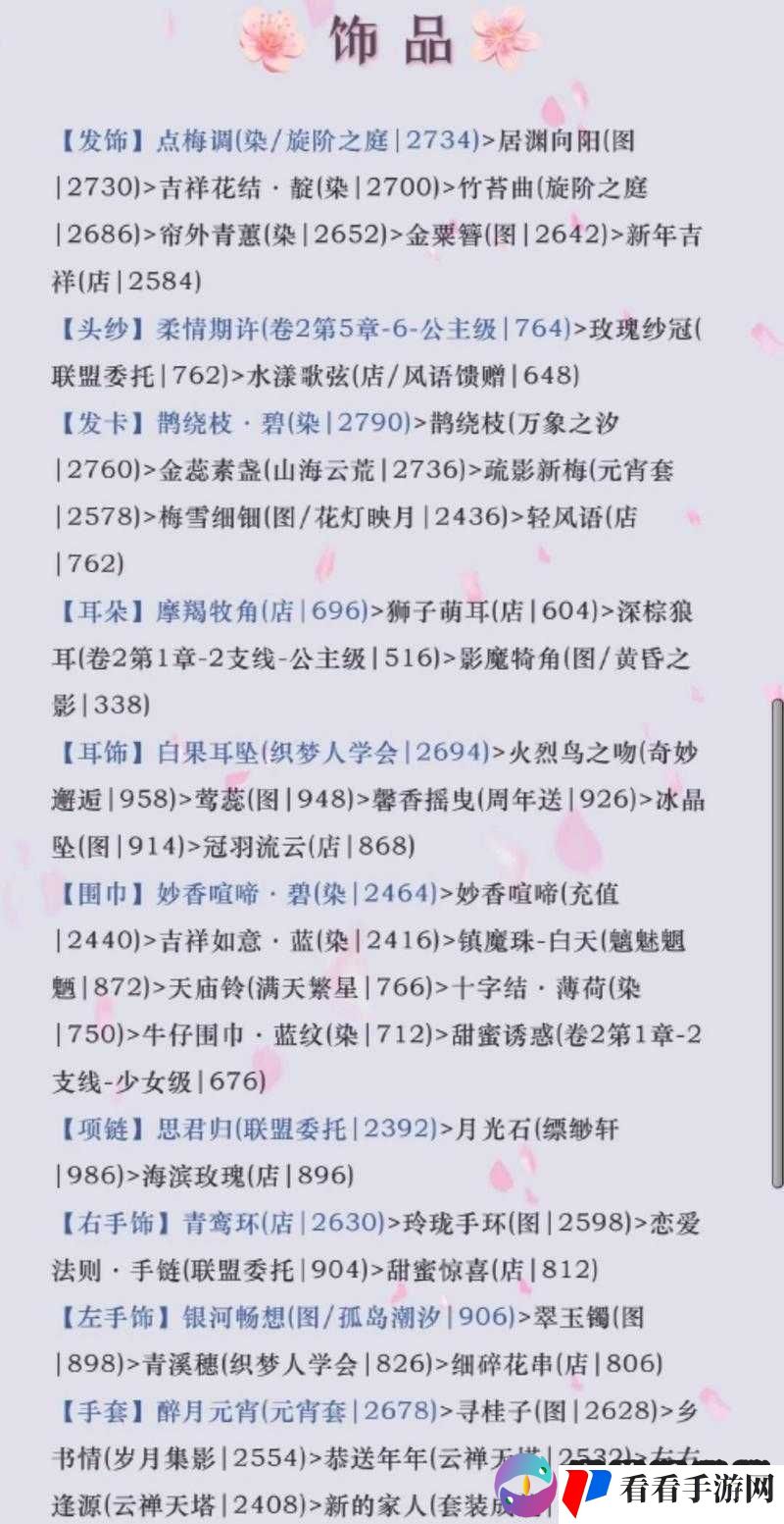 奇迹暖暖:梦幻搭配选之清秀佳人风格选择攻略详解