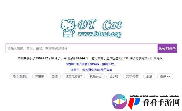搜索引擎-磁力猫:强大的资源搜索工具