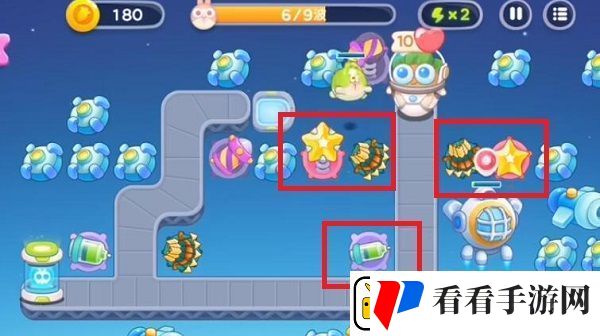 保卫萝卜4太空穿越第26关通关攻略