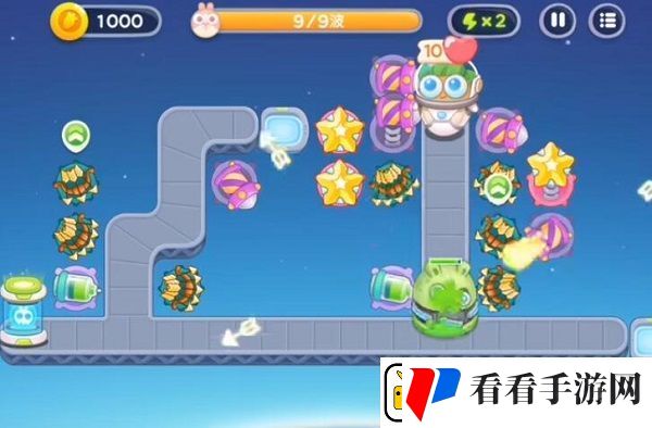 保卫萝卜4太空穿越第26关通关攻略