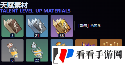 原神蓝砚突破材料