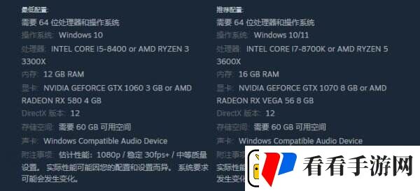 艾尔登法环配置要求是什么