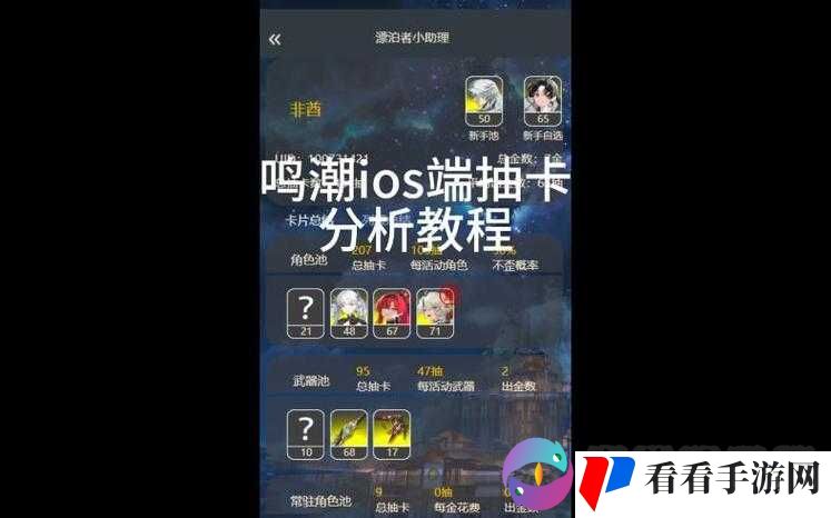 如何查看鸣潮游戏中的抽卡记录 详细步骤与操作指南