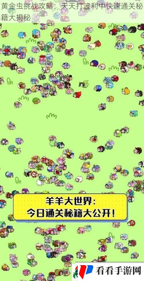 黄金虫挑战攻略:天天打波利中快速通关秘籍大揭秘 黄金虫挑战攻略:天天打波利中快速通关秘籍大揭秘