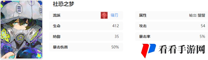 《无尽梦回》社恐之梦技能介绍