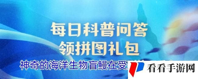 神奇的海洋生物盲鳗在受到惊吓后会