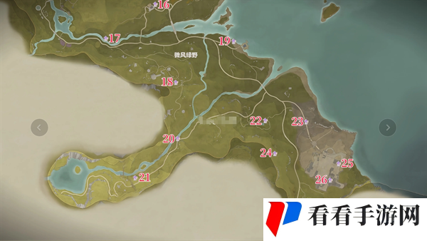 《无限暖暖》63个流转之柱位置图