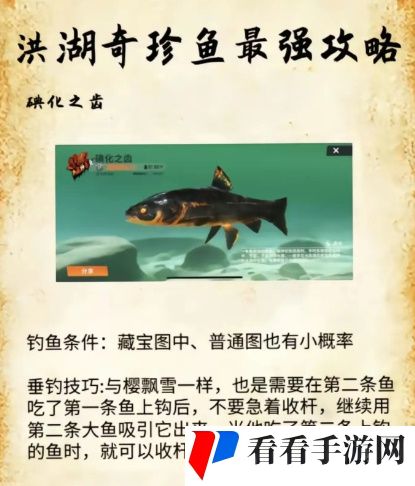 《欢乐钓鱼大师》洪湖最后两条鱼在哪