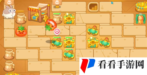保卫萝卜4法老归来第105关怎么过图一