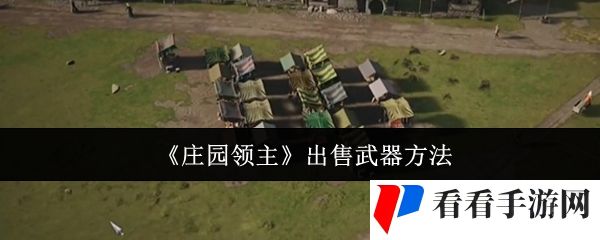 《庄园领主》出售武器方法