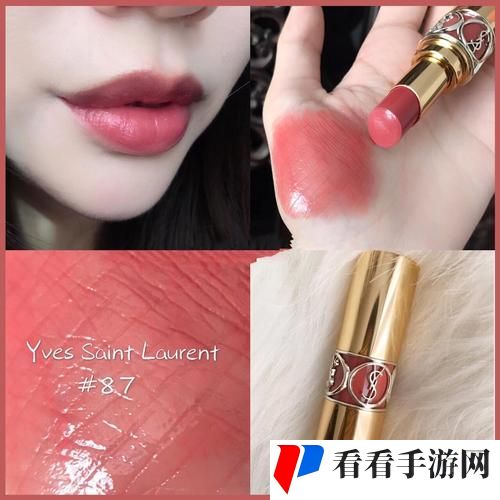 YSL水蜜桃86口红满十八岁