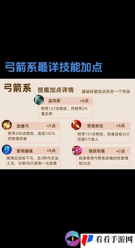 征途手机版弓箭系射手技能全解析