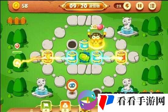 保卫萝卜3工厂29关通关攻略,金萝卜关卡详解