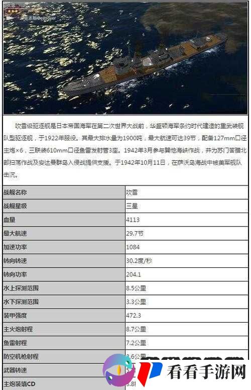 巅峰战舰Z43驱逐舰属性玩法大揭秘