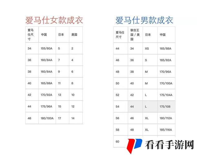 欧洲尺码日本尺码美国欧洲lv