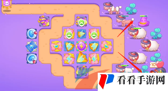 《保卫萝卜4》阿波与魔法宝藏第65关图文通关攻略
