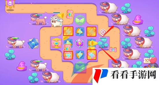 《保卫萝卜4》阿波与魔法宝藏第65关图文通关攻略