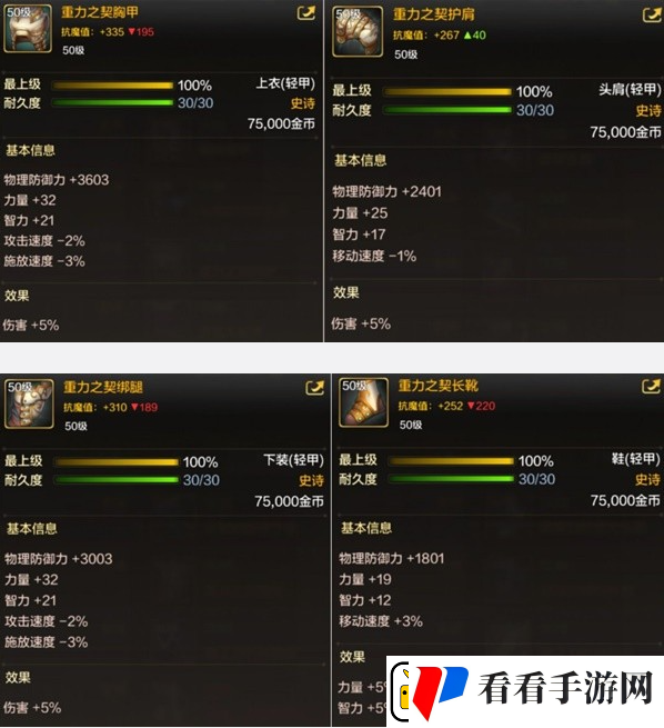dnf手游50级史诗轻甲选择推荐