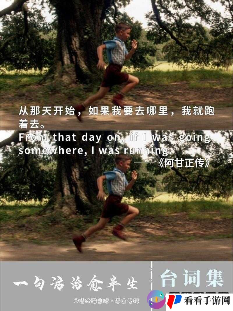 人生就像一盒巧克力,你永远不知道下一块会是什么味道——阿甘正传