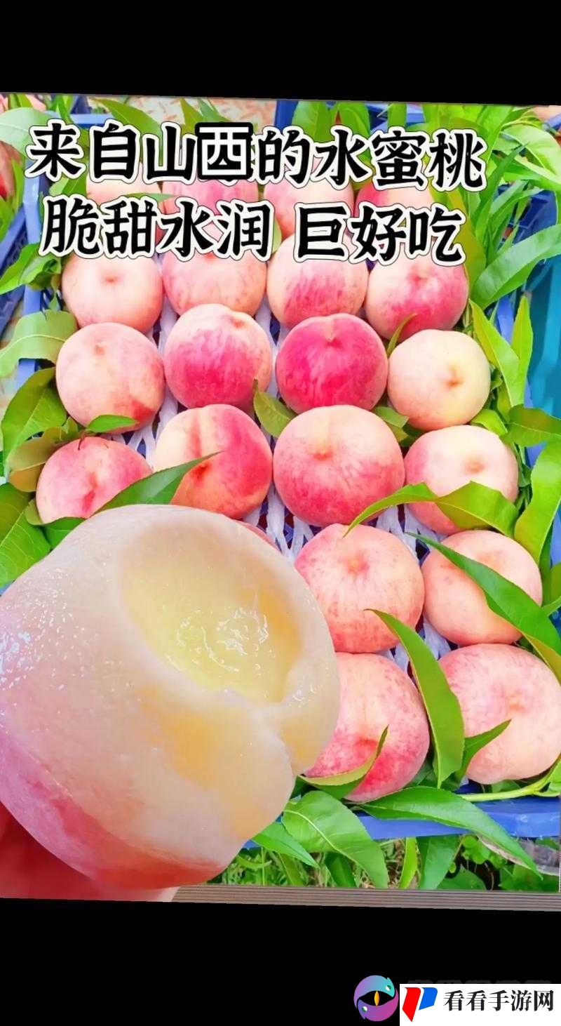 熟透的水蜜桃像抹了蜜一样甜