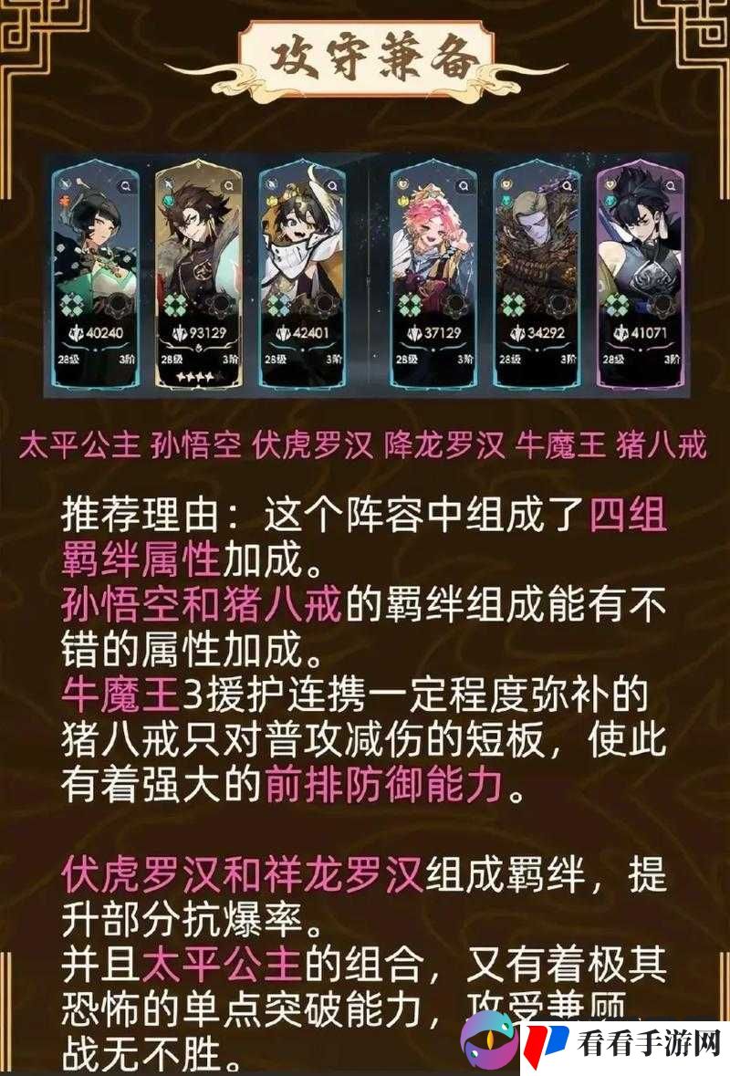 少年西游记三大种族纯输出阵容搭配秘籍