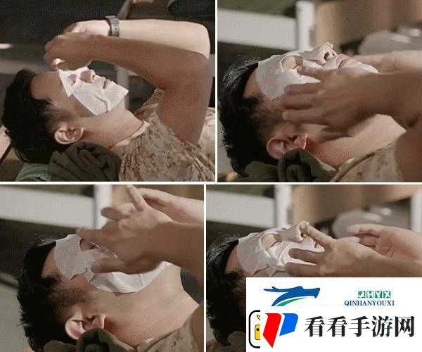 一面亲着一面膜胸口一面膜下部位