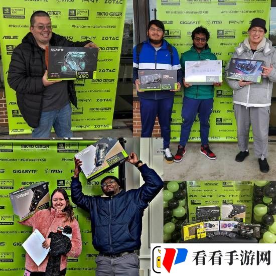 英伟达晒首批50系显卡用户！笑容满面热情洋溢