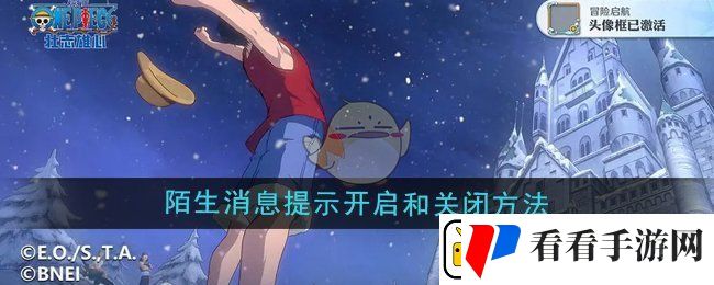 航海王壮志雄心陌生消息提示开启和关闭方法