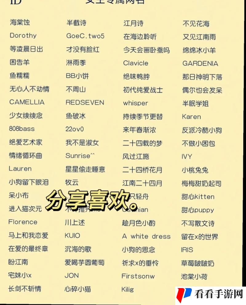 成人猫咪最地域网名是什么啥
