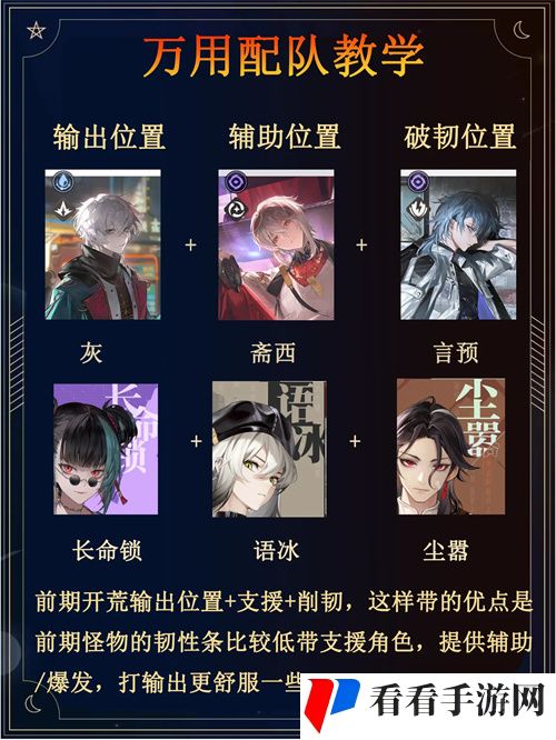 《归龙潮》新手开荒阵容搭配攻略
