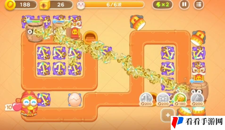 《保卫萝卜4》新春大集第1关通关攻略