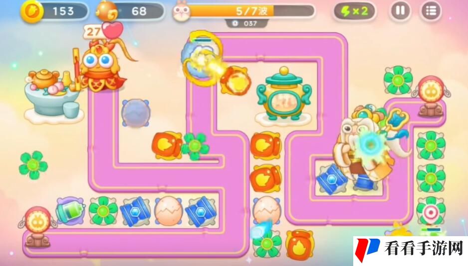 《保卫萝卜4》新春大集第2关通关攻略