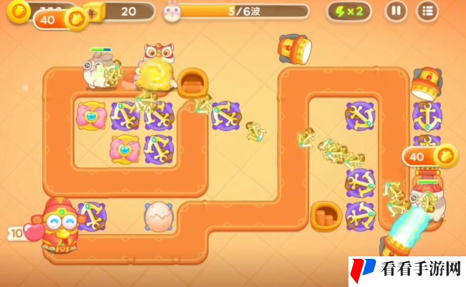 《保卫萝卜4》新春大集第1关通关攻略