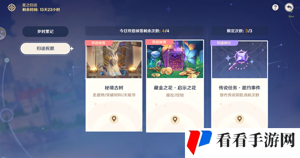 《原神》4.3回归礼包奖励一览
