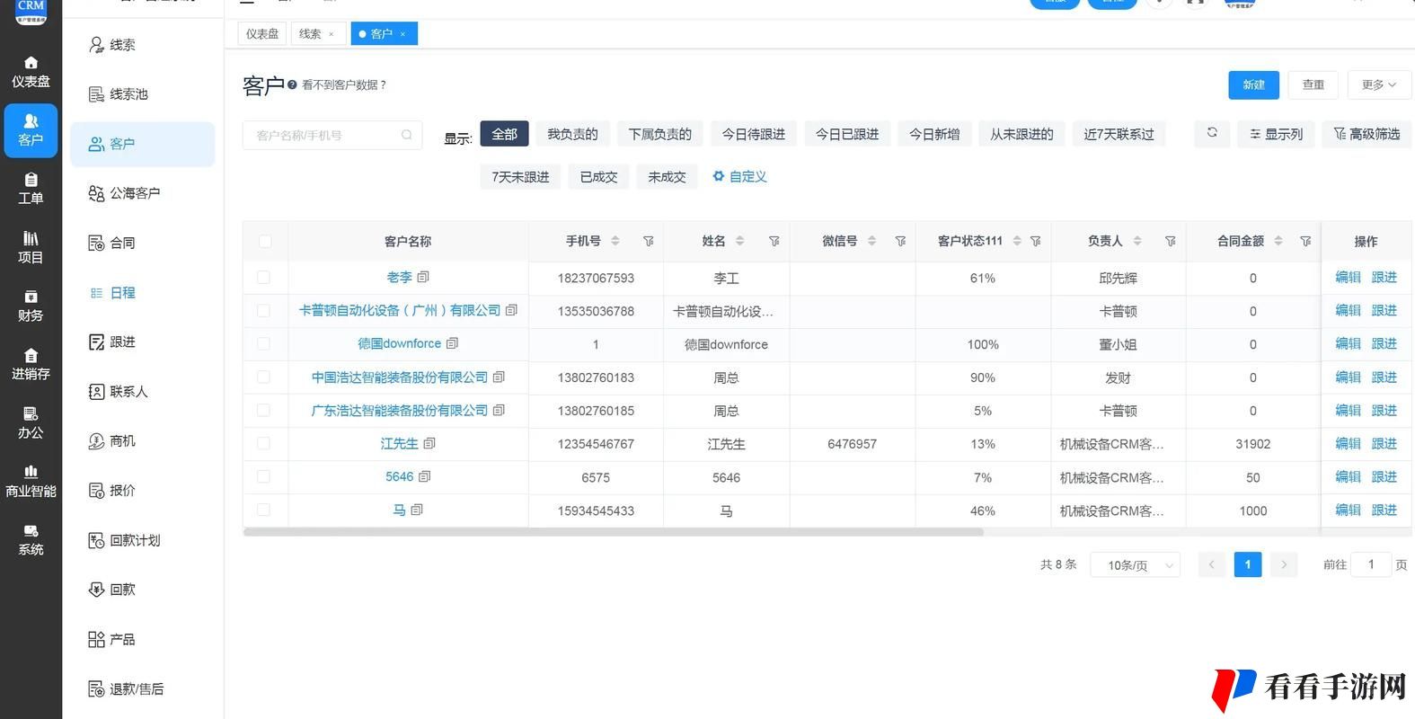 成全永久免费CRM
